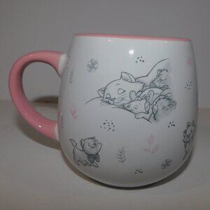 Disney The Aristocats Pink White Coffee Tea Mug Marie Duchess Toulouse